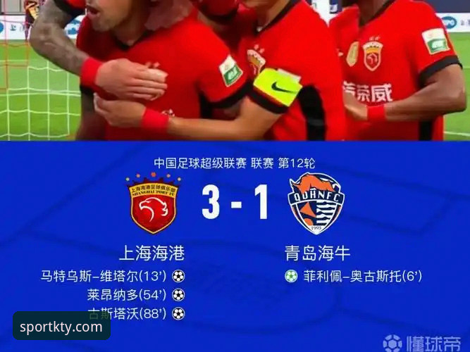中超联赛深度分析：青岛海牛3-1力克上海海港，13年等待终迎突破